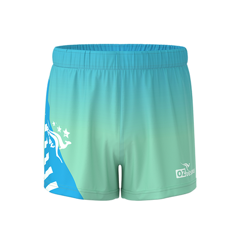 OZDesigns - Lightweight, Quick Dry, And Eco Friendly Fabric, Customized Sublimation Rugby Shorts with Elastic Waistband