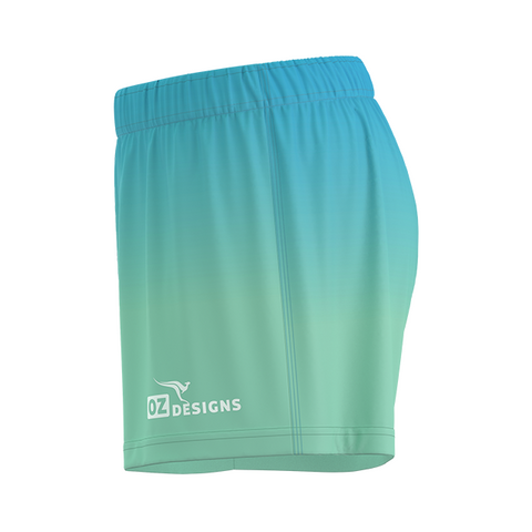 OZDesigns - Lightweight, Quick Dry, And Eco Friendly Fabric, Customized Sublimation Rugby Shorts with Elastic Waistband