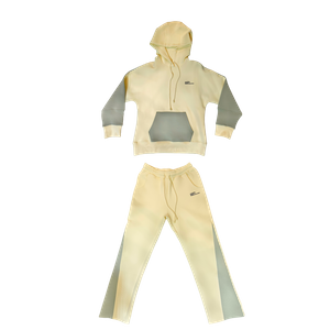 OZ Designs Breathable Cotton Blend Hoodie Set - Casual Wear 2-Piece Outfit with 4-Way Stretch for Men & Women Street Style