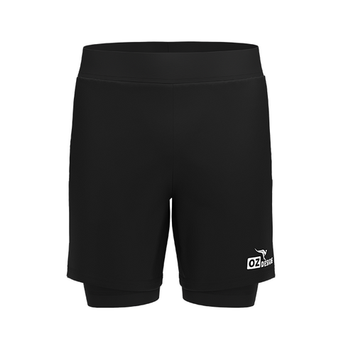 OZDesigns - Customized Breathable, Lightweight, 4 - Way Stretch, Sustainable Double - Layer Shorts for Sports And Street Wear