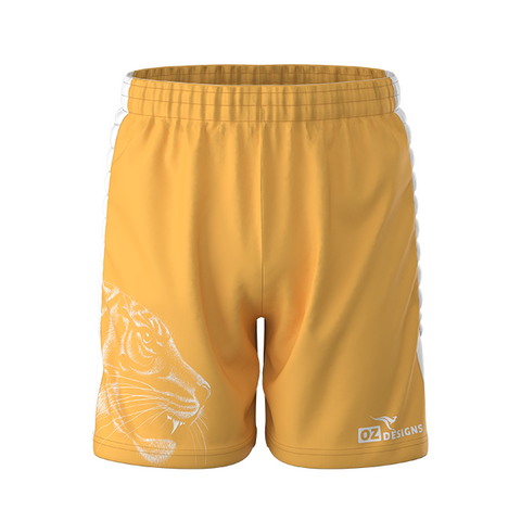 OZDesigns - Customized Fit Premium Football Shorts - Size Adjustable for Your Perfect Match, Stretch Waistband And Pockets. Eco-Friendly Fabric.