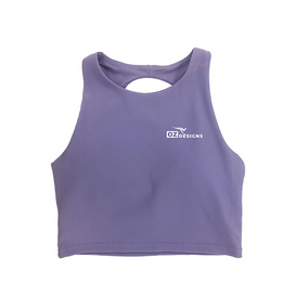 OZDesigns - Personalized Casual Fit Sports Crop Top for Training, Yoga Sports.