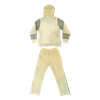 OZ Designs Breathable Cotton Blend Hoodie Set - Casual Wear 2-Piece Outfit with 4-Way Stretch for Men & Women Street Style