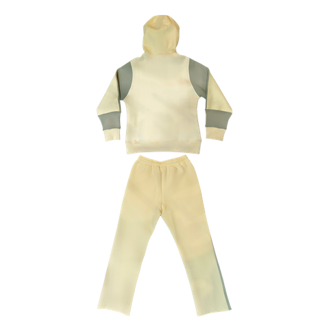 OZ Designs Breathable Cotton Blend Hoodie Set - Casual Wear 2-Piece Outfit with 4-Way Stretch for Men & Women Street Style