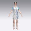 OZDesigns - Customized Sublimation Tennis/Badminton Women's Skirt with Short Inner And High Stretching Waistband 